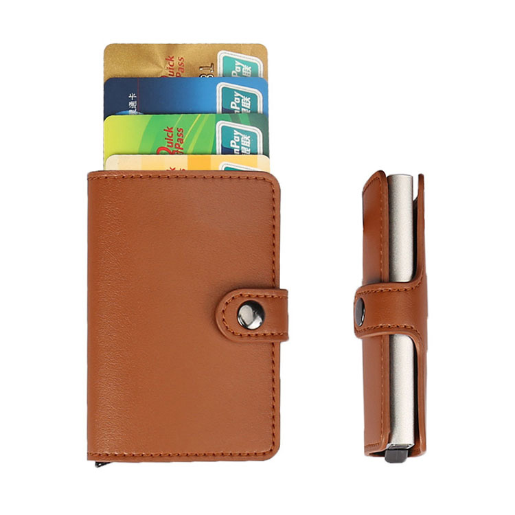 Per què hauríeu de triar la cartera emergent d'alumini RFID antirobatori per a targetes de crèdit per a homes