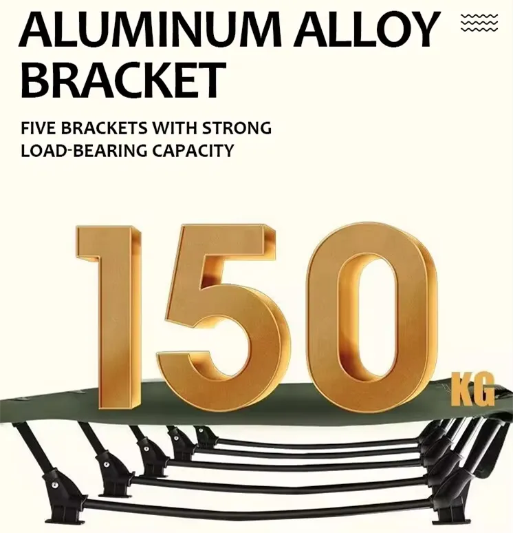 Aluminum alloy bracket 150kg load bearing camping cot