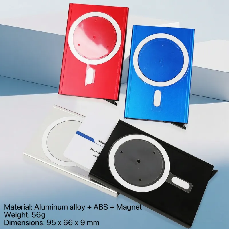 Portatargetes magnètic d'alumini emergent automàtic